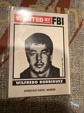 1993 wanted By The Fbi #53 Wilfredo Rodriguez Federal Card Co. 🔥1006