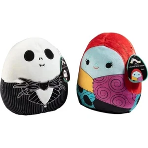 Squishmallows Jack Skellington & Sally SET 12" LARGE AUSVERKAUFTE GRÖSSE KellyToy Neu mit Etikett - Bild 1 von 3