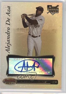 2007 Bowman's Best Alejandro De Aza #96 Rookie Auto RC