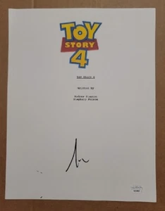 TIM ALLEN SIGNED AUTOGRAMM TOY STORY 4 FULL SCRIPT JSA PROOF - Bild 1 von 3