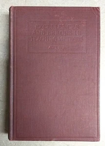 Excellences and Errors in Teaching Methods, Joseph Emory Avent, Hardcover 1931 - Picture 1 of 8