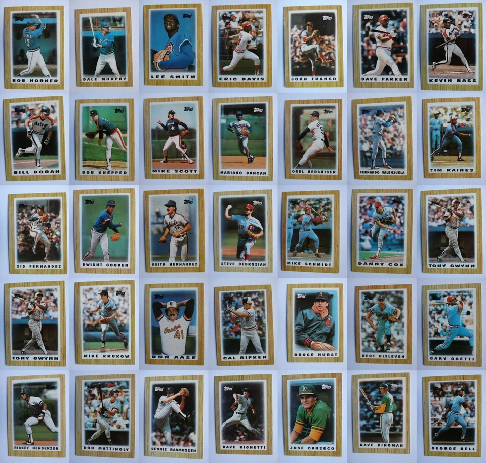 1987 Topps Major League Leaders Minis Baseball Cards You Pick From List 1-77 - Image 1 of 1