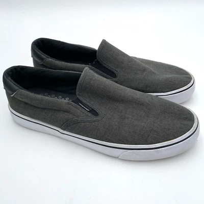 Zapatos sin cordones informales Lugz para hombre talla 10 gris blanco Foto 1 de 4