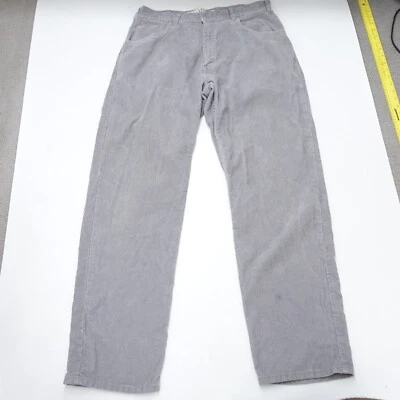 Arizona Jean co Corduroy Pants Men's 36 X 32 Gray Cotton Classic Straight Leg - Image 1 of 4