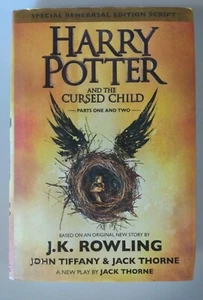 Harry Potter & The Cursed Child Parts 1 & 2 HC Special Rehearsal Script 1st Edit - Picture 1 of 6