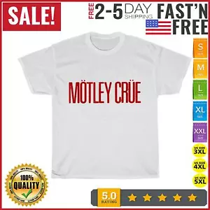 Motley Crue Pentagramm Vintage T-Shirt Männer Mode 2023 Frauen T-Shirt kurz NEU - Bild 1 von 9