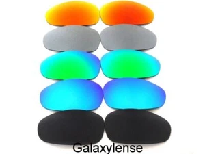 Lentes de repuesto para chaqueta recta Oakley negras y azules y verdes y titanio y rojo (1999) - Imagen 1 de 6