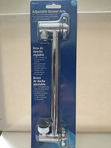 Plumb Pak PP825-09 Chrome-Plated Brass Adjustable Position Shower Arm 11 L in. - Picture 1 of 5