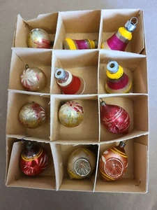 vintage mercury glass christmas ornaments - Picture 1 of 1