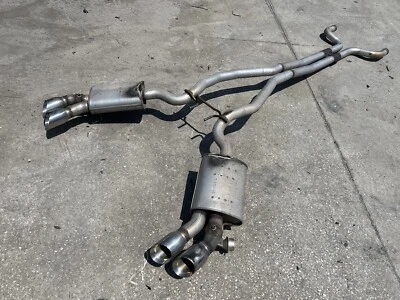 2012-2015 Chevrolet Camaro Dual Exhaust Pipe System Butterfly Valve Muffler OEM Foto 1 de 4