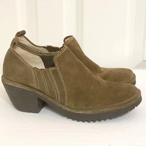 Stivaletti bassi Fly London Wate in camoscio marrone taglia 38 US 7-7,5 - Foto 1 di 9