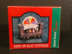 JC Penney [2000 OR BUST] Train Home Towne Express Christmas Collection - Picture 1 of 3