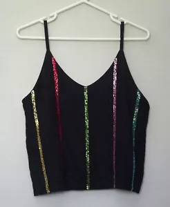 BNWT SASS & BIDE "Shining Beneath Her" Hand Sequinned Cami Top - Size 14 - Picture 1 of 5
