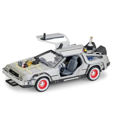 1:24 Back to the Future 3 Time Machine Model Car Diecast Toy Cars Toys for Boys - Image 1 of 4