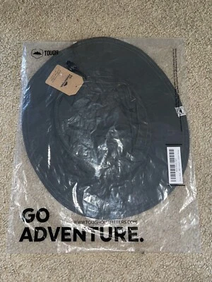 Nuevo en Paquete ToughOutfitter Go Adventure Gris Oscuro Ala Ancha Unisex Sin Malla Bonnie Sun Hat Foto 1 de 4
