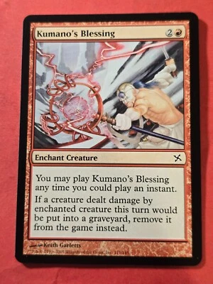 2005 MTG Betrayers of Kamigawa #111 Kumano's Blessing, C, NF, cd3 - Image 1 of 3