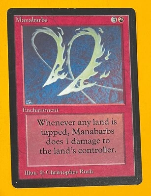 MTG MANABARBS Beta (OldManMTG 007-800) - Image 1 of 4