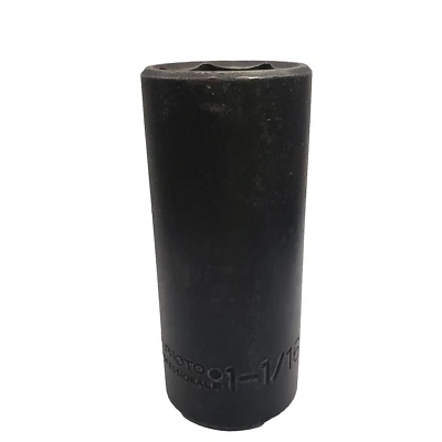 PROTO Professional J7334H Impact Socket 1/2 In Dr 1-1/16 In 6 pt USA - Image 1 of 4