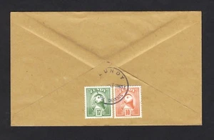 Great Britain Lundy Island 10p & 17p Puffin Stamps Bird October 21, 1985 Cover - Picture 1 of 2