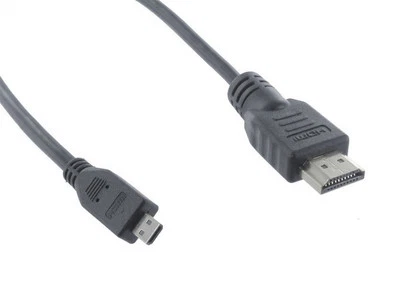 3FT/1M 1080p Type A to D Cable Micro HDMI Male to Male HDMI 1.4 For HD TV DV PC - Image 1 of 2