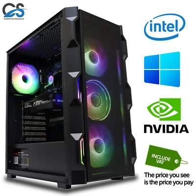 Extreme PC Da Gioco 12GB Nvidia RTX 3060, Intel i7, 16GB RAM, 1TB SSD, Wins 11 - Immagine 1 di 4