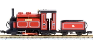 OO9 Narrow PECO 51-201A 0-4-0 Small England Princess Red Steam Locomotive 009 - Picture 1 of 12