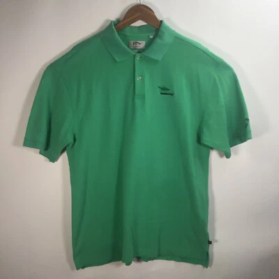 Callaway Golf Sport 男式大号 Polo 衫棉质短袖绿色 Embarq — 第 1/4 张图片