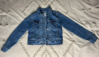 Old Navy Girls Blue Denim Jean Jacket Medium Wash Size 8 Medium - Image 1 of 4
