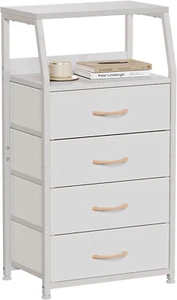 Tall 4 Drawers Dresser, Vertical Storage Tower for Bedroom, Hallway, Entryway, N - Picture 1 of 12