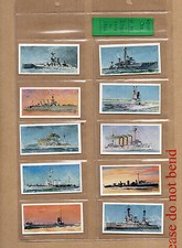 Lyons Tea H.M ships 1902-1962 complete set of 32 in plastic sleeves