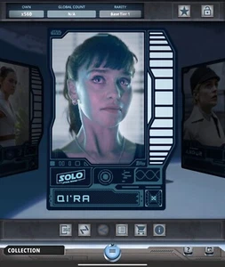 🔥🔥 Star Wars Card Trader QI’RA 2023 Tier 1 x100 White Base HOARD MONUMENT🔥🔥 - Picture 1 of 1