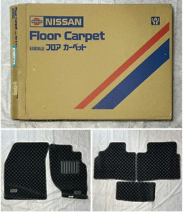 Primera P10 Genuine floor mats, unused JDM, right hand drive Rare Japan