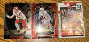 George Karlaftis Rookie 3 Card Lot! Select Rk, Red Prizm, Donruss Chiefs Purdue - Picture 1 of 4