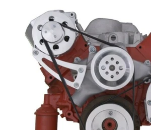 BBC Alternator Bracket 454 427 396 Big Block Chevy Billet Aluminum High Mount - Bild 1 von 2