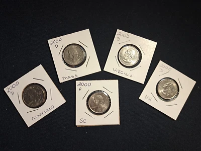 2000 State Quarter set D & P mix - Image 1 of 4