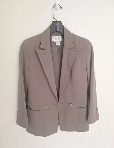 Christian Dior giacca di lana separata donna taglia 4