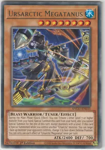 YUGIOH! URSARCTIC MEGATANUS CARD - 1ST EDITION NM - ANGU-DE031 - FREE UK P&P - Bild 1 von 1