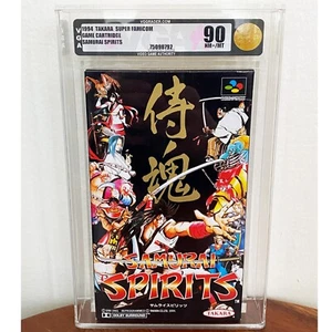 Samurai Spirits Samurai Shodown Nintendo Super Fami SNES Sealed VGA 90 WATA CGC - Picture 1 of 4