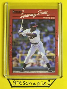 1990 Donruss Sammy Sosa #489 Baseball Card - Imagen 1 de 4