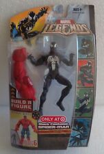 2007 MARVEL LEGENDS SPIDER-MAN BLACK COSTUME BUILD A FIGURE BAF RED HULK TARGET