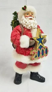 EUC Clothtique Greeting The Millennium #713213 Possible Dreams 1999 Santa Figure - Picture 1 of 9