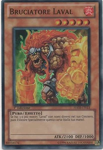YU GI OH LAVAL BURNER • HA05 • SUPER RARE - Picture 1 of 1