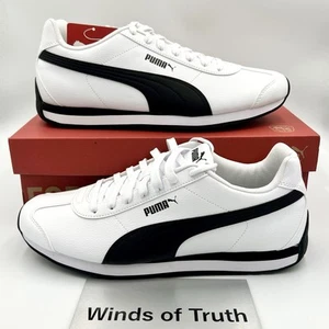 Puma Turin 3 Sneaker Weiß/Schwarz 383037-06 Unisex US4-13 NEU - Bild 1 von 24