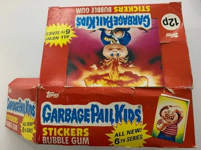 1988 UK Garbage Pail Kids 6th Series EMPTY Box (1-117-0-7) - Image 1 of 4