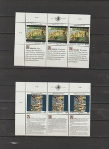 Kompl.-Satz-Zusammendrucke-Menschenrechte -Postfrisch-1992-UNO-Wien-TOP - Picture 1 of 1
