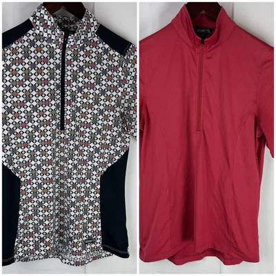 Kerrits 1/2 Zip Shirt Equestrian Riding Shirt Womens Small Short Sleeve Lot of 2 - Image 1 of 4