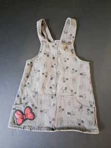 Disney Junior Minnie Mouse Vestito Denim 4T Bavaglino Tuta Gonna Bambino Ragazze - Foto 1 di 11