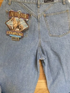 ROCKY MOUNTAIN JEANS Relaxed Classic Size 15 33 X 36 NEW Vintage - Picture 1 of 12