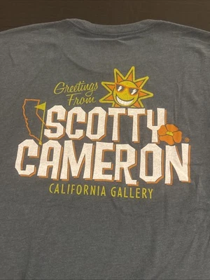 Scotty Cameron Gallery T 恤 - Greetings From California / XL / 全新 — 第 1/4 张图片