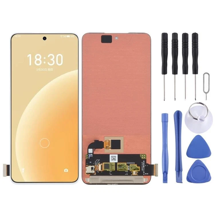 For Meizu 20 Amoled Material LCD Screen With Digitizer Full Assembly Silver - Image 1 of 1